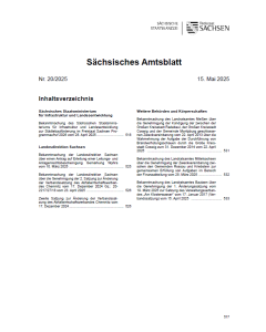 Ansicht Inhaltsverzeichnisseite