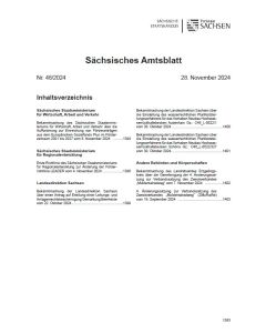 Sächsisches Amtsblatt Heft 48/2024
